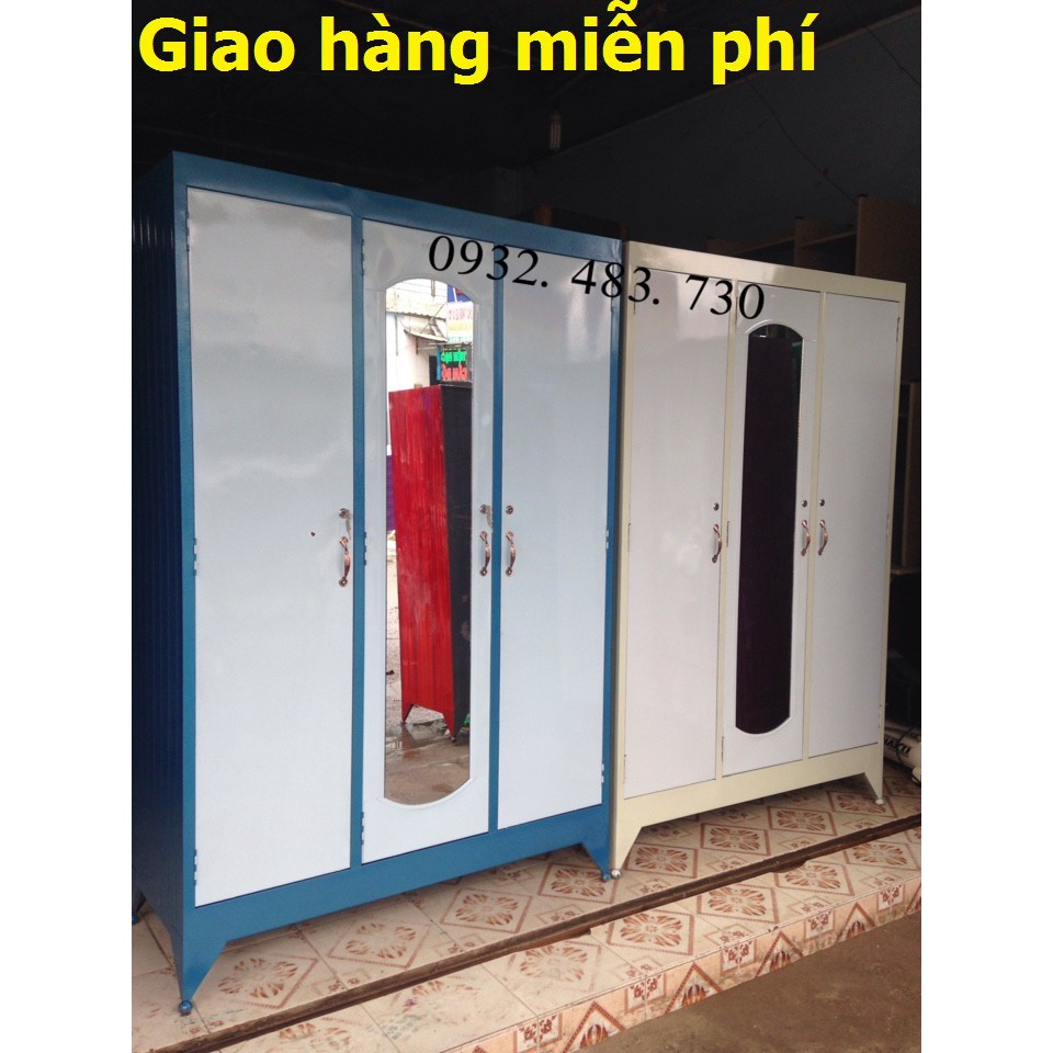 Tủ sắt quần áo giá rẻ quận 2 , ngang 1m2