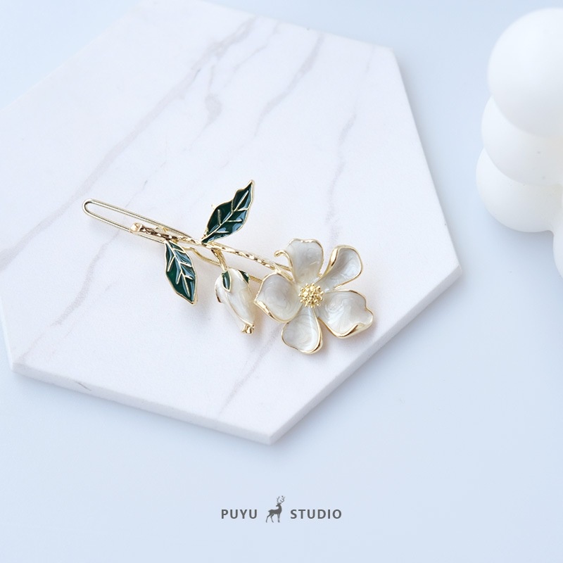 Hoa kẹp tóc Phụ kiện tóc sang trọng cổ điển Phụ kiện tóc ngọt ngào Kẹp tóc nữ