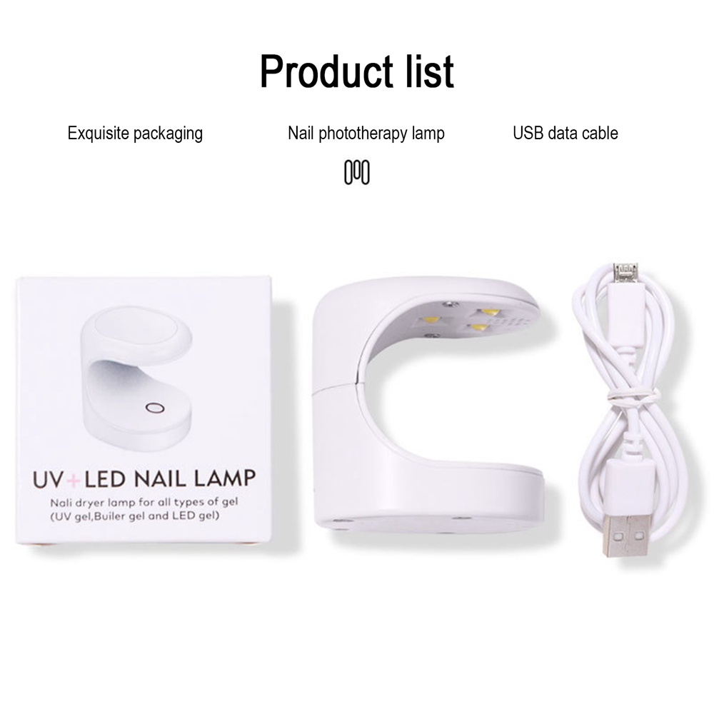 Đèn Led USB Mini Hỗ Trợ Làm Móng Tiện Dụng Chất Lượng Cao