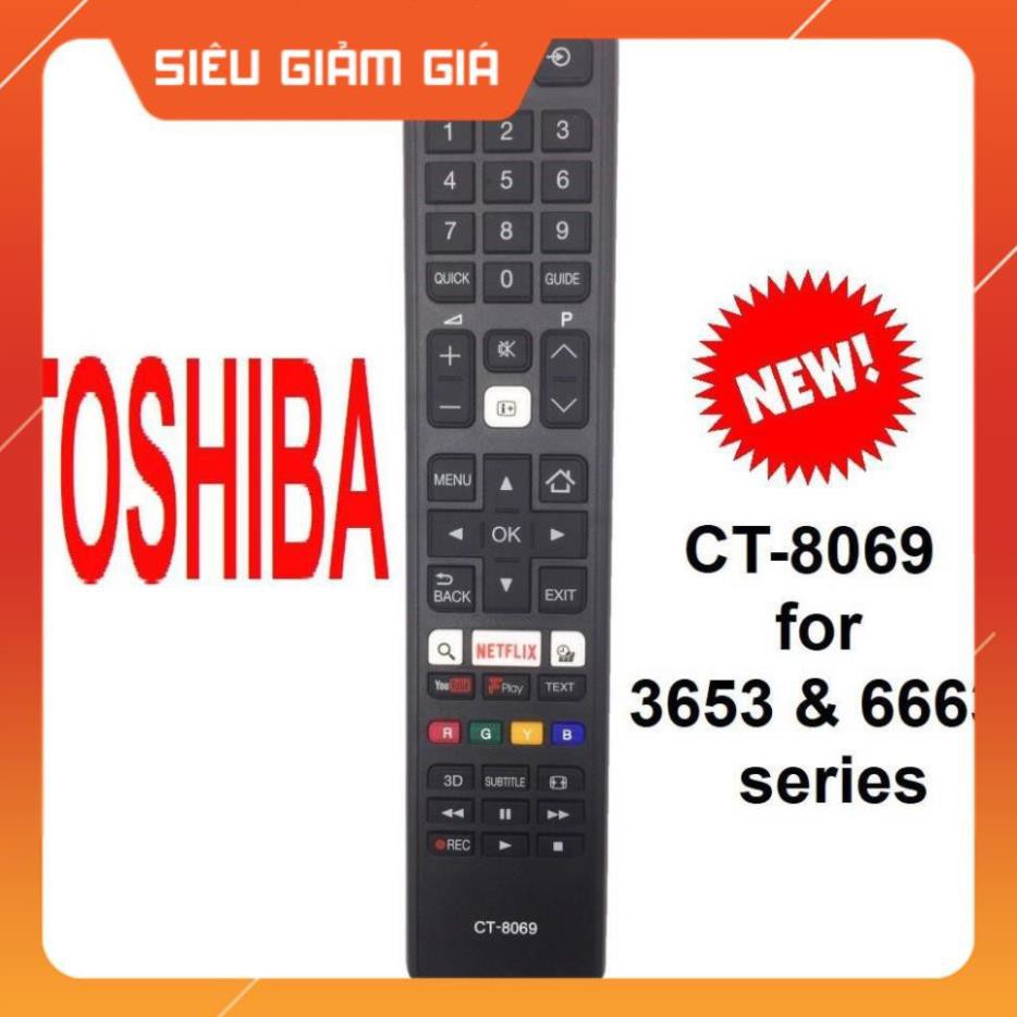 Remote điều khiển Tivi TOSHIBA LCD/LED Hàng Xịn Loại Đẹp Cứng Cáp - Giá tốt nhất