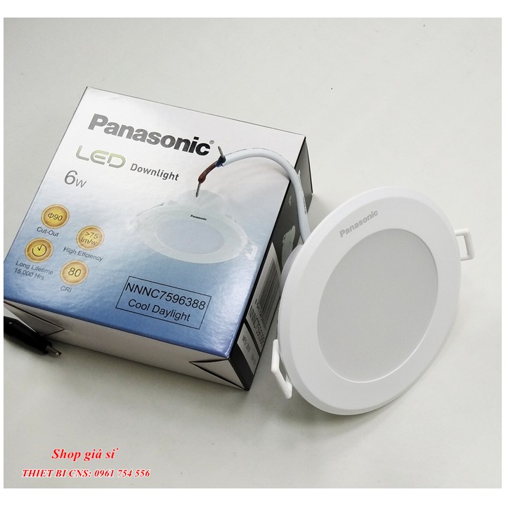 Đèn LED Downlight âm trần DN Series D109/ 90/ 6W - Pansonic