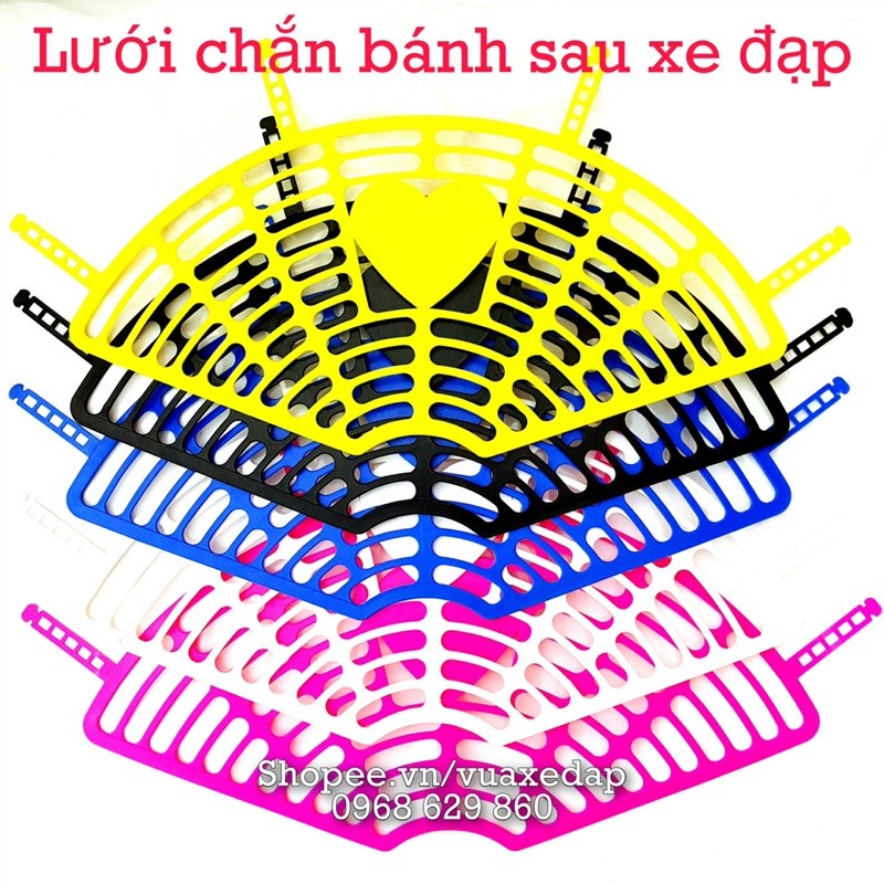 Set 2 chiếc Lưới chắn bánh sau xe đạp 20 inchs, 22 inchs, 24 inchs, 26 inchs