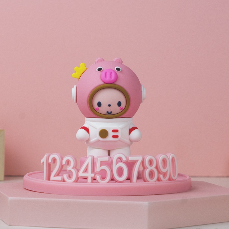 Biển Báo Đỗ Xe Tạm Thời Thiết Kế Hình Chú Khỉ Hoạt Hình Đáng Yêu Phong Cách Mới