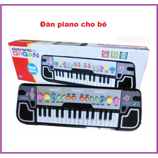 Đàn Piano Đàn Điện Tử dùng Pin. Đàn Organ Cho Bé Nhiều Chức Năng - Âm Thanh Hay