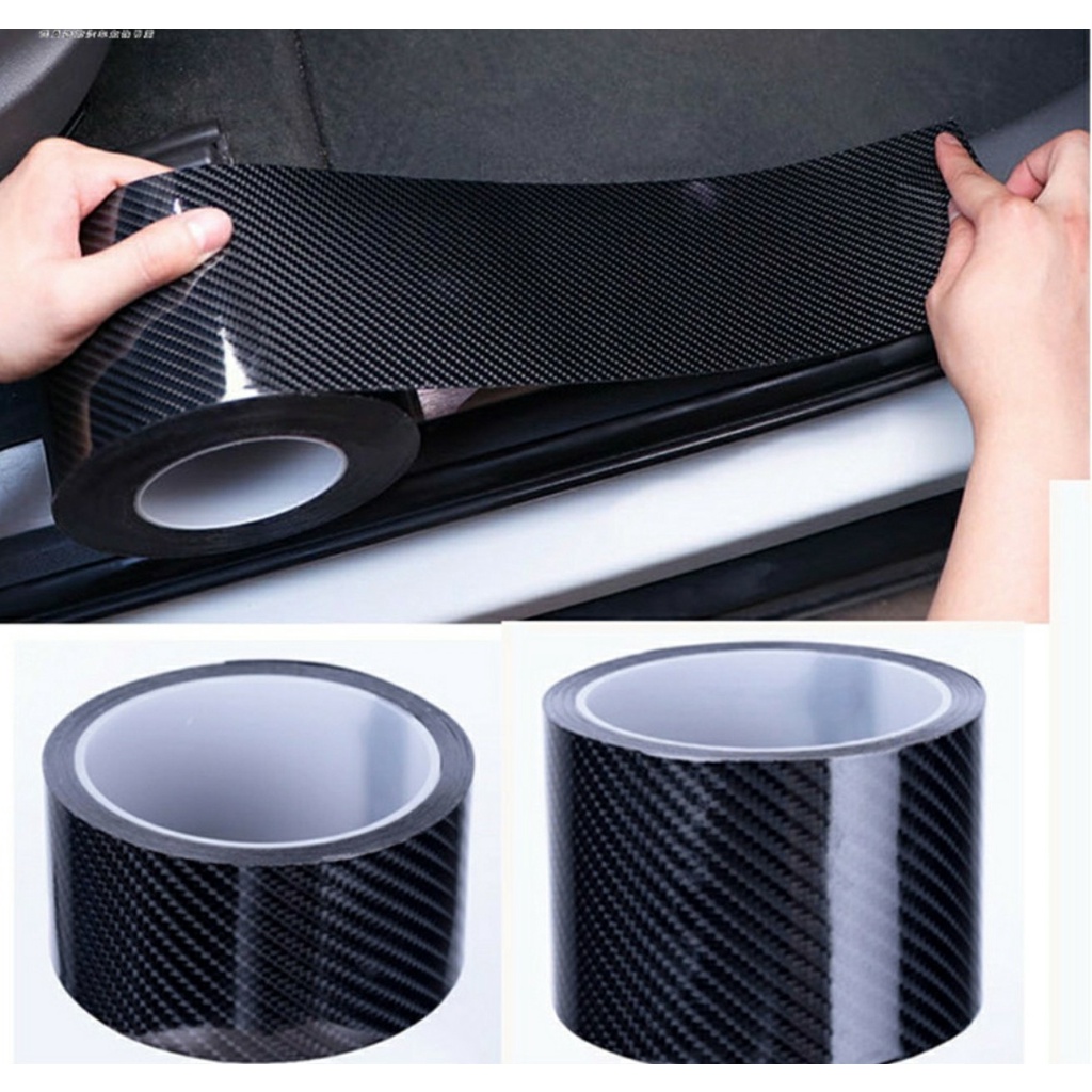 Băng Keo Nano Dày - Dẻo Đa Năng, Chống Thấm, Chống Trầy Xước Cuộn Dài 3 Mét - Vân carbon - băng dính trong suốt
