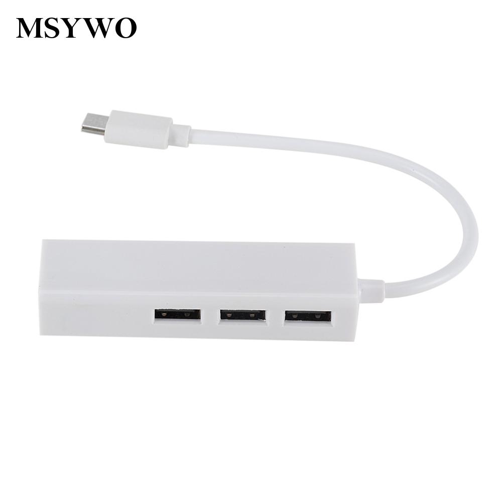 Cáp Kết Nối 3 Cổng Usb Type-c Sang Rj45 Cho Macbook Pro