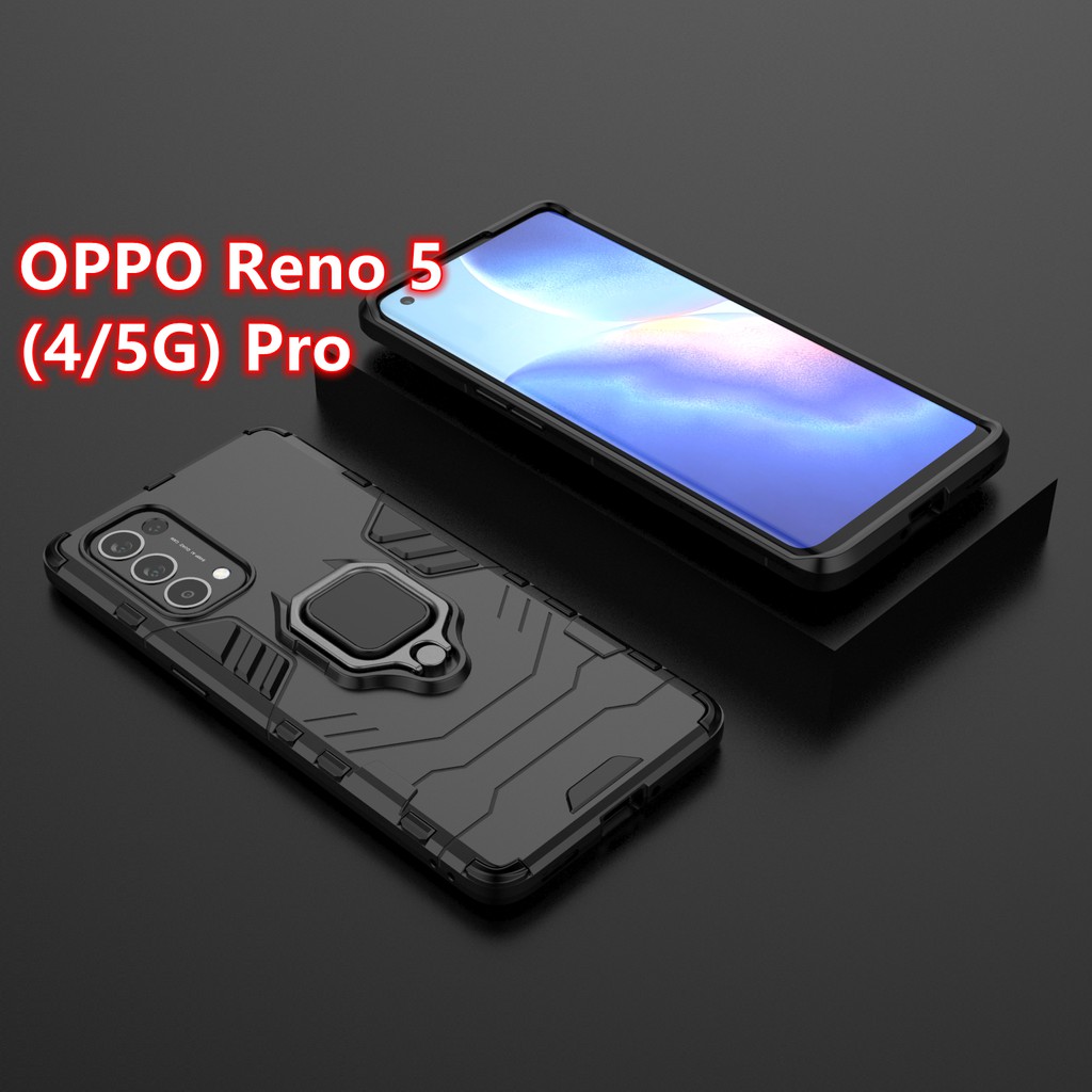 Ốp Lưng Họa Tiết Đá Cẩm Thạch Có Giá Đỡ Vòng Nhẫn Cho Oppo Reno5 (4G - 5g) / Oppo Reno5Pro