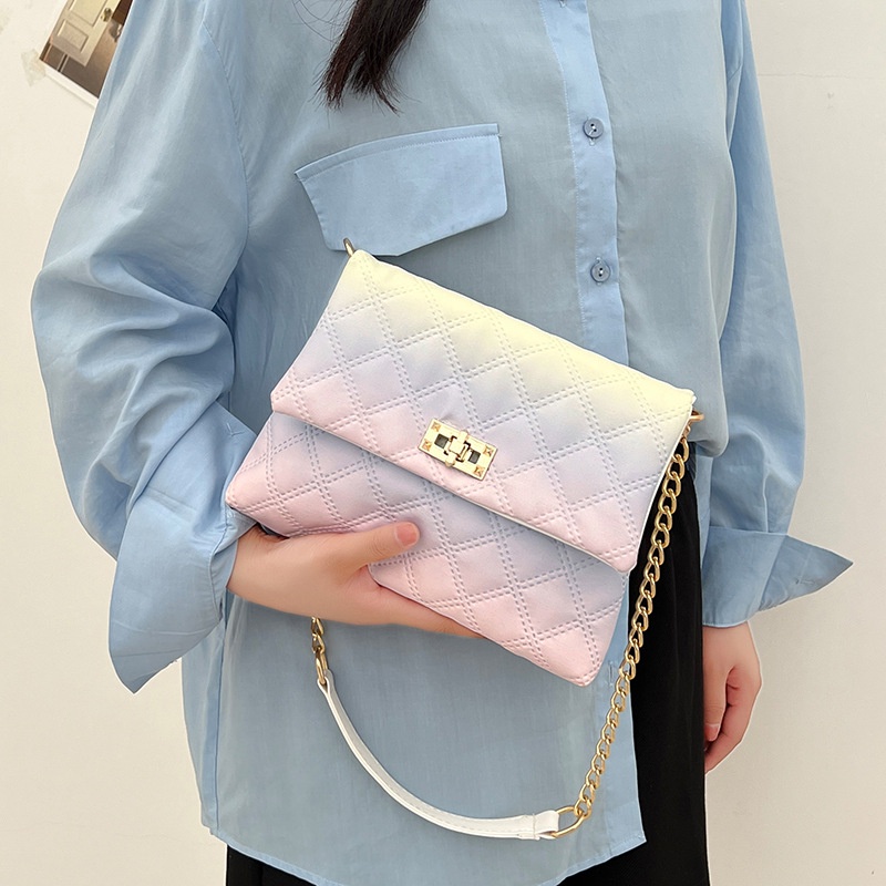 Túi Đeo Chéo Nhỏ Màu Gradient Thời Trang Cho Nữ