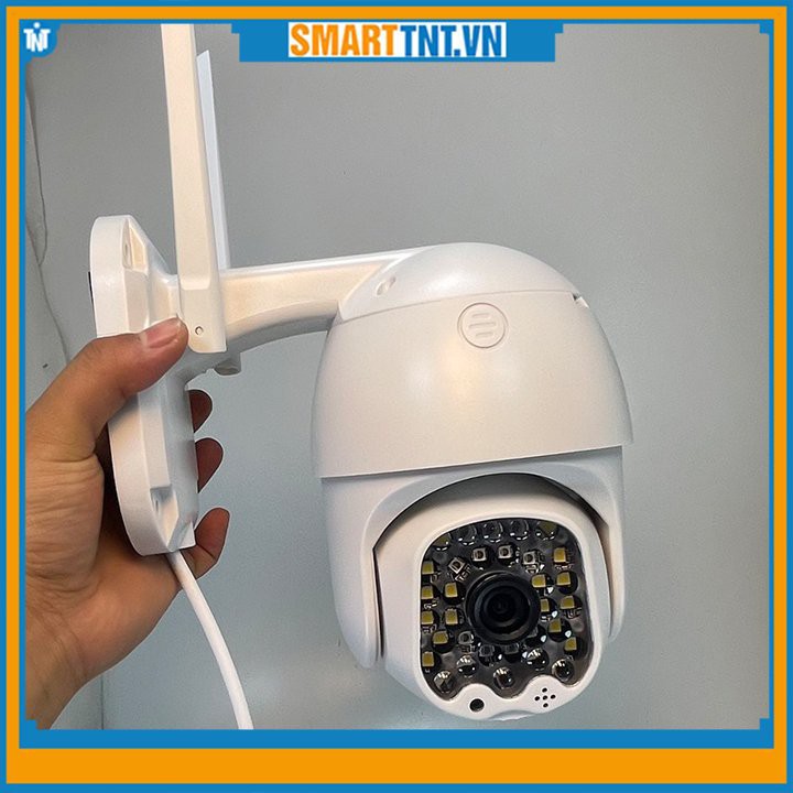 Camera IP wifi ngoài trời PTZ YOOSEE 2 râu fullHD 2.0 model P32C4N - soi đêm có màu mới