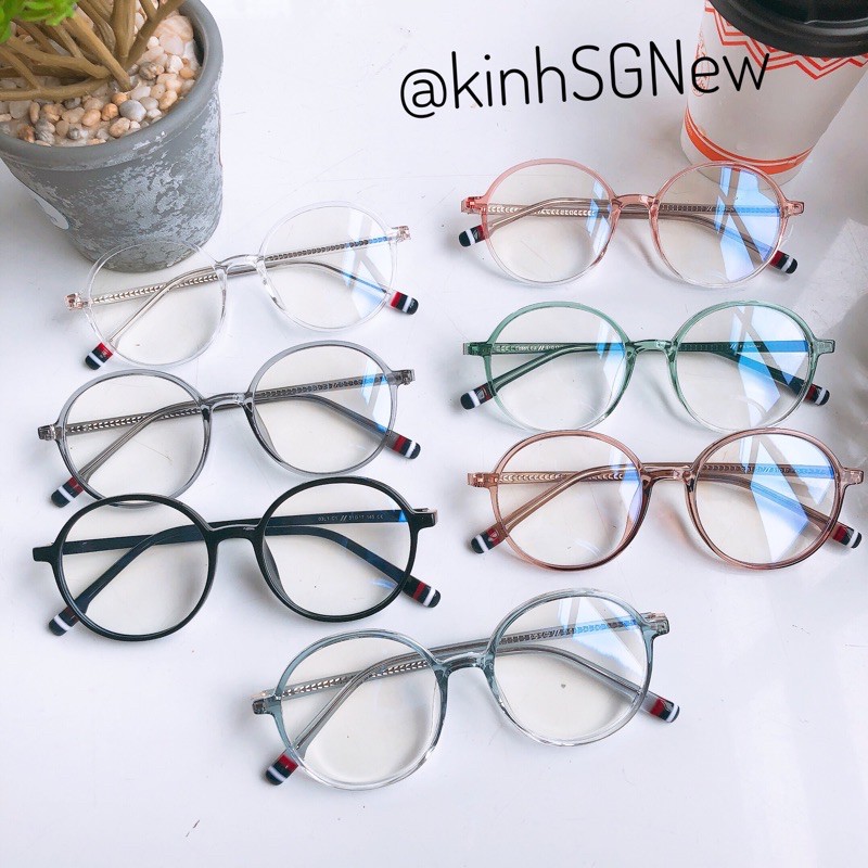 [Gọng kính giá rẻ] Gọng kính tròn chất liệu nhựa dẻo nhẹ bền thời trang | BigBuy360 - bigbuy360.vn