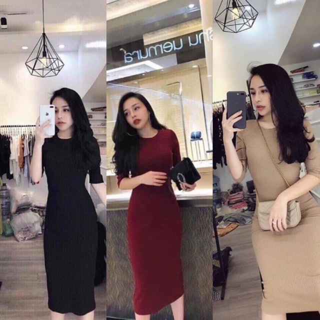 BÁN SỈ VÁY THUN TĂM TAY LỠ NỮ