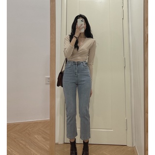 Áo buộc dây cổ tim 307