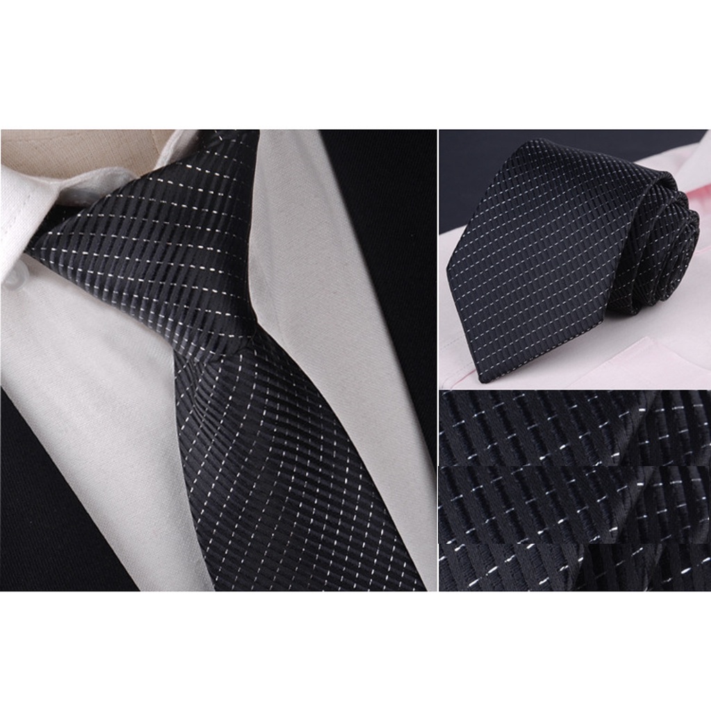 Cavat Nam bản to 8cm cao cấp thời trang, Cà vạt công sở, Cravat chú rể, Calavat dự tiệc CV-8168