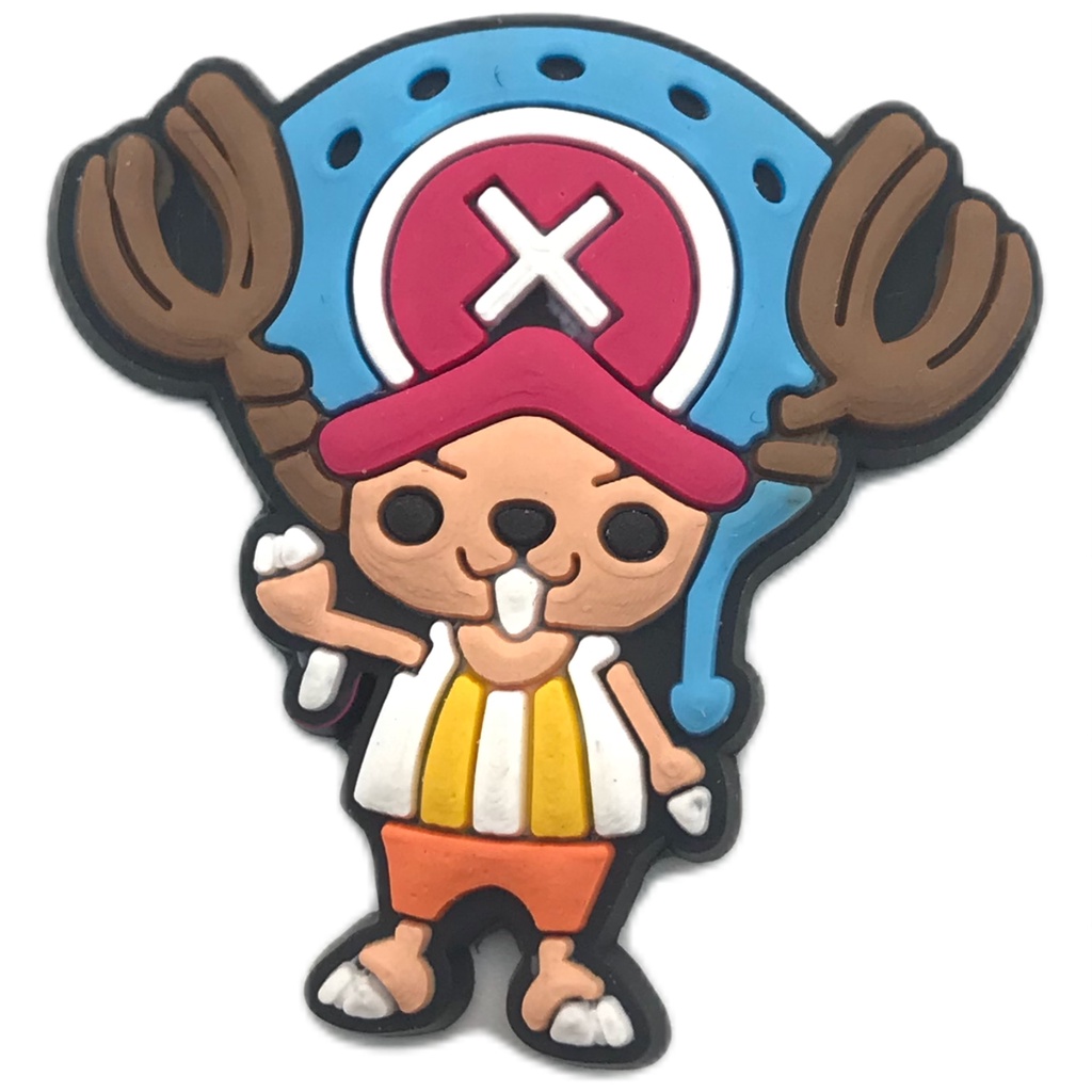 Set 15 Phụ Kiện Trang Trí Giày Họa Tiết Hoạt Hình One Piece Dễ Thương