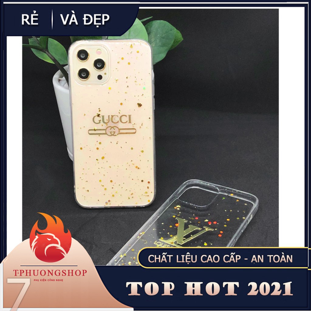 Ốp lưng iphone trong suốt LV