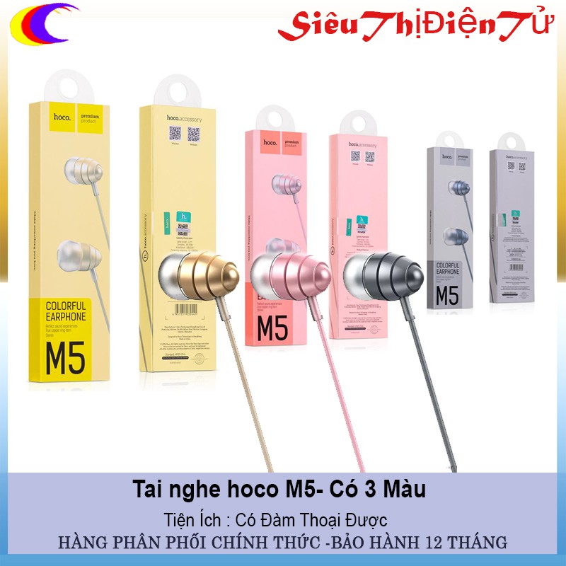 Tai nghe nhét tai Hoco M5
