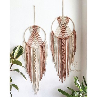 Deamcatcher macrame treo tường trang trí nhà cửa, homestay, quán cafe (W18)