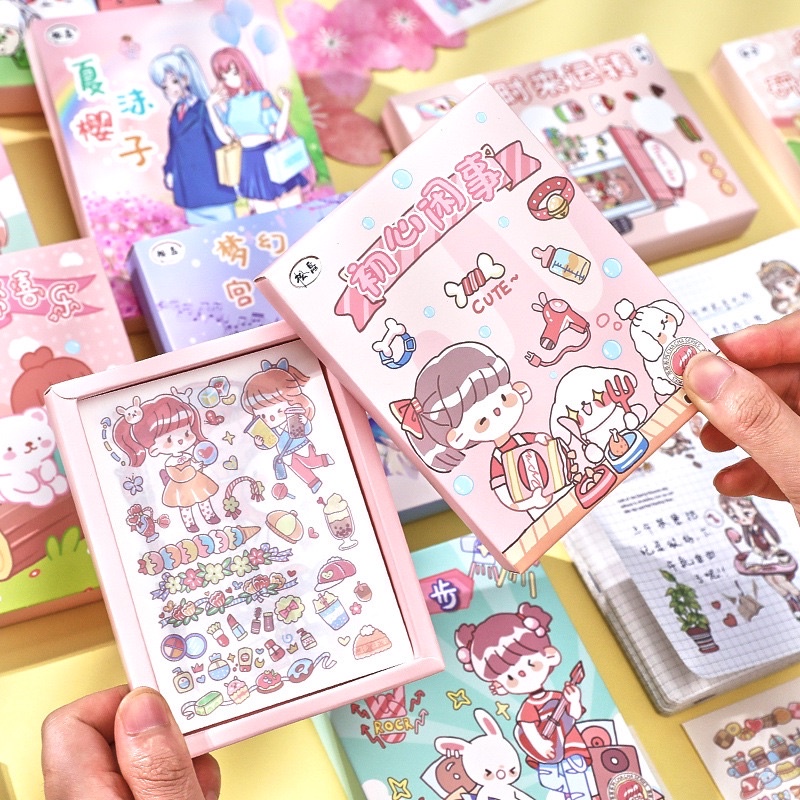 Hộp washi tape nhiều mẫu xinh