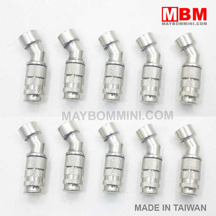 Đầu phun thuốc trừ sâu 1 béc inox - loại ngắn - 45 độ