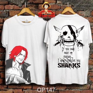(VIDEO THẬT) Áo Thun SHANKS TÓC ĐỎ Cực Ngầu - Áo ONE PIECE TỨ HOÀNG SHANKS ĐẸP OP147