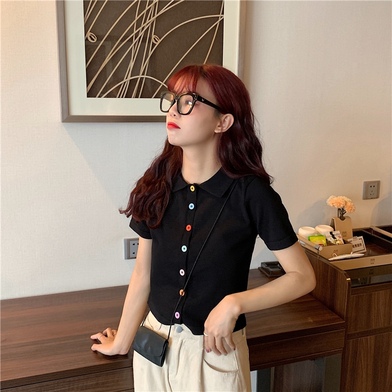 Áo Thun Polo Ngắn Tay Xinh Xắn Dành Cho Bạn Gái | BigBuy360 - bigbuy360.vn