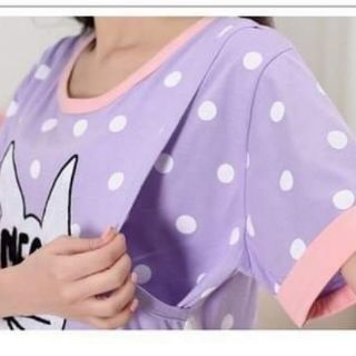 Bộ bầu cộc tay mặc nhà cho con bú