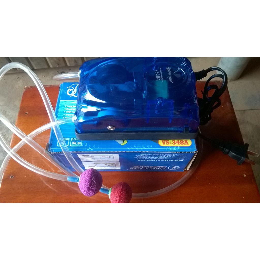 máy oxy hai vòi cho hồ cá