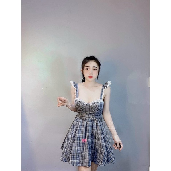 Đầm 2 dây cánh tiên bigsize 50-90kg