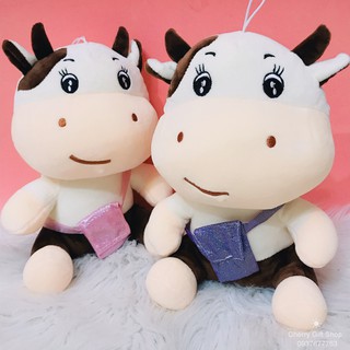 Gấu Bông Bò Sữa Siêu Dễ Thương Size 25cm