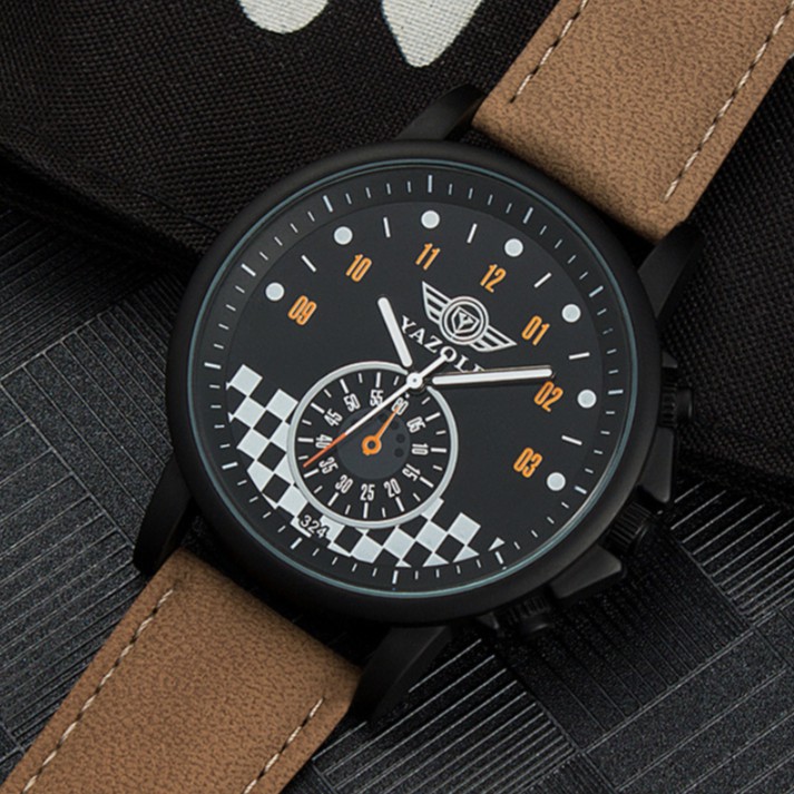 Đồng hồ nam nữ đẹp Yazole YA032 cực đẹp, mẫu mới thời trang, mặt to cá tính