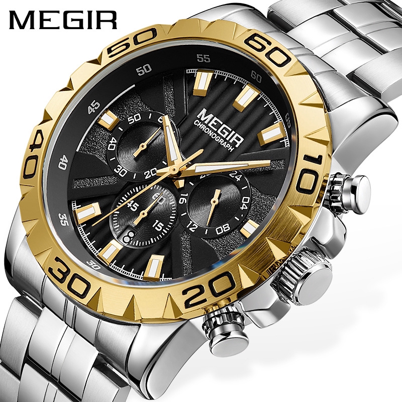 Đồng hồ quartz MEGIR 2087 chống thấm nước