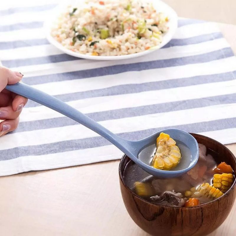 Vá Muỗng Thìa Múc Canh Lúa Mạch Đa Năng Tiện Lợi