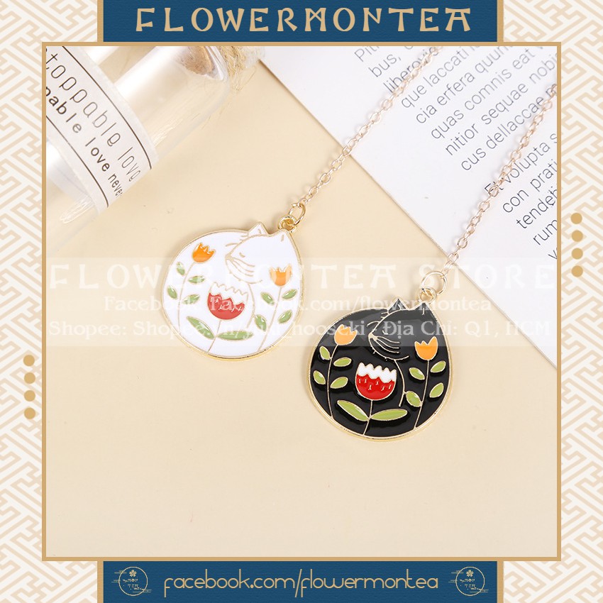 Thẻ Đánh Dấu Sách | Bookmark Dây Kim Loại - Mèo Ngủ Ngày