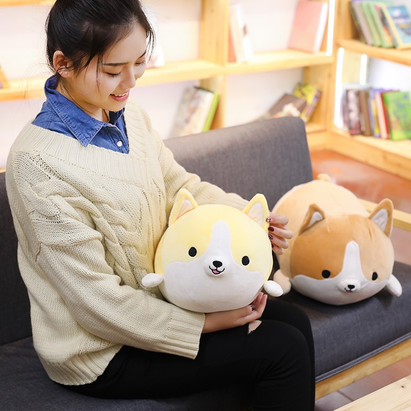 Thú Nhồi Bông Hình Chú Chó Corgi Dễ Thương 35 / 50cm Cho 84224207