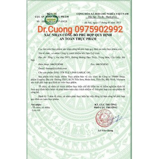 TINH DẦU TỎI TÍA dành cho trẻ em