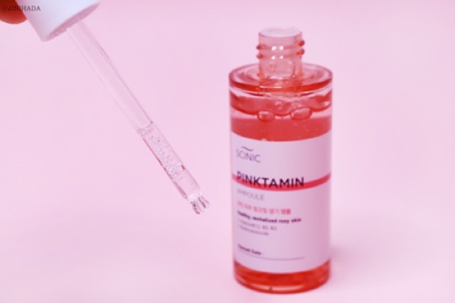 Scinic pinktamin ampoule - tinh chất cô đặc dưỡng da trắng hồng, căng bóng