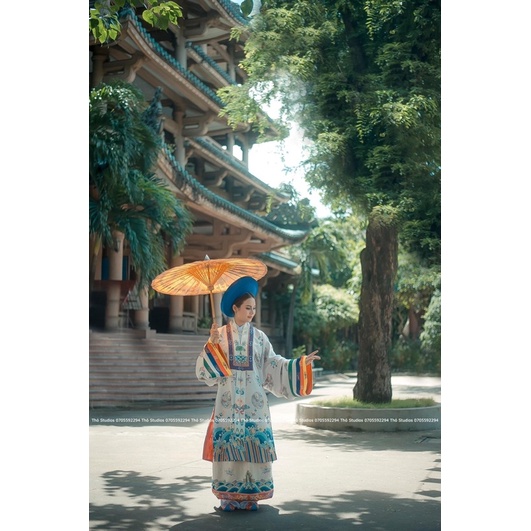 Áo choàng Nhật bình màu trắng