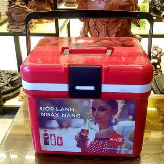 Thùng đá vuông 12lit sản phẩm chính hãng của Cocacola 
Sản phẩm cực bền đẹp chắc chắn .