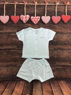 Bộ Noubaby cộc tay 100% sợi tre