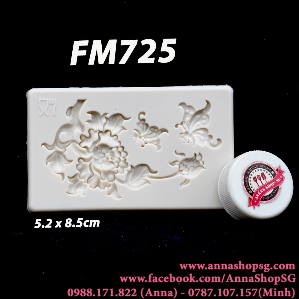 FM725 KHUÔN BƯỚM VÀ HOA