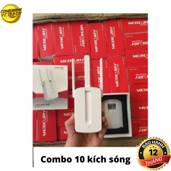 Combo 10 Kích Sóng WIFI MERCURY 3 Râu-Kích Sóng Siêu Mạnh