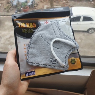  Thùng Khẩu Trang 6D Tuấn Minh Platinum Thùng 200 chiếc  - 6D Tuấn Minh-6D TM Mẫu Mới Nhất-Hàng Chính Hãng Công Ty 