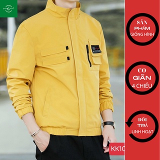 Áo khoác kaki nam cao cấp, mẫu mới chất vải kaki jean, đẹp siêu bền VOZODO 10