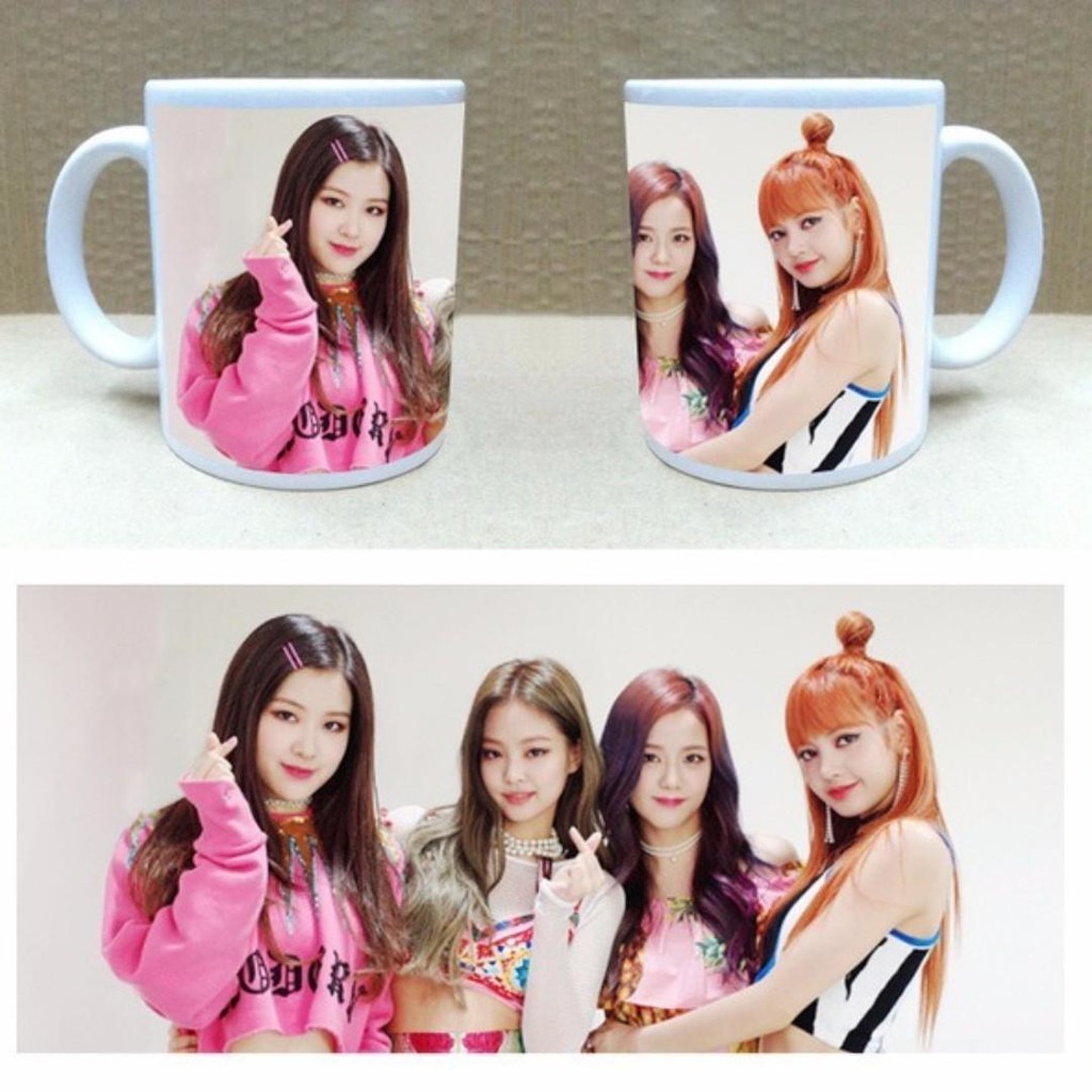 Cốc ly sứ in hình thành viên BLACKPINK mẫu mới nhất