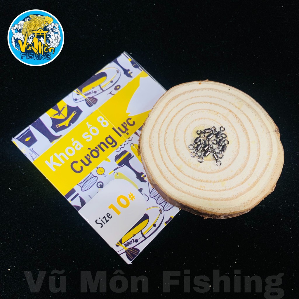 Khóa Ma Ní Số 8 Câu Đài Cường Lực QL | Gói 10c- Vũ Môn Fishing