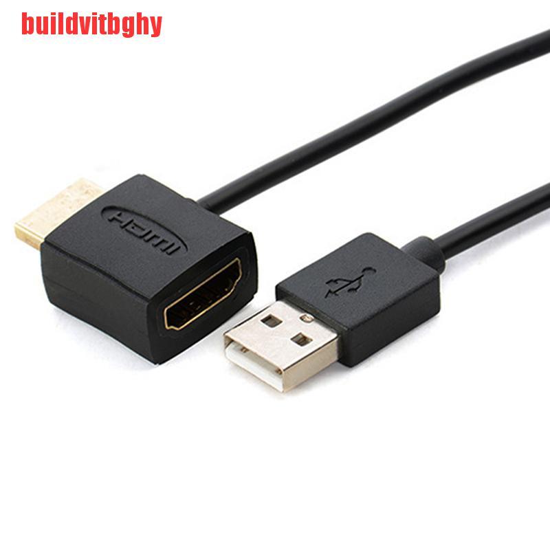 (Mua-Code) Dây Cáp Kết Nối 50cm Usb 2.0 Hdmi Male Sang Female