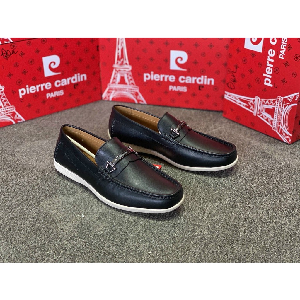 Giày lười nam Pierre Cardin- Black 01