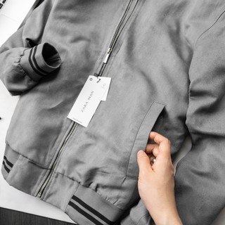Áo bomber da lộn cho nam cao cấp