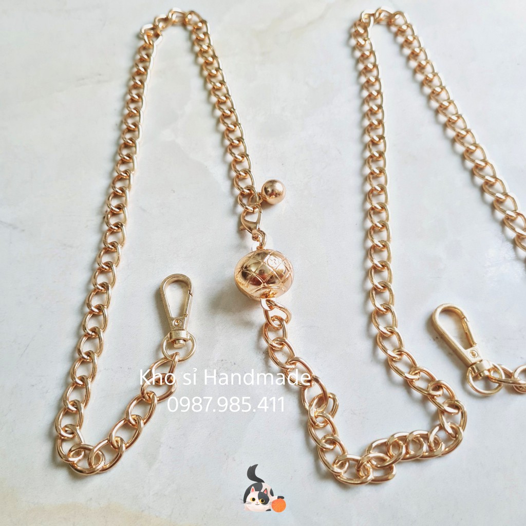 Dây xích phối hạt kim loại , dễ dàng điều chỉnh chiều dài dây