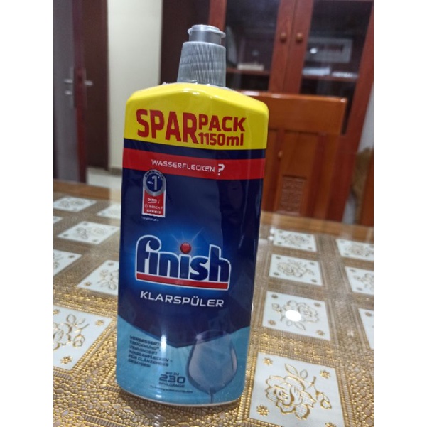 (Có sẵn ) Dầu bóng Finish 1150ml chuyên dùng cho máy rửa chén